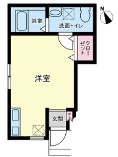 ソフィスコート多治米【1階】の間取り