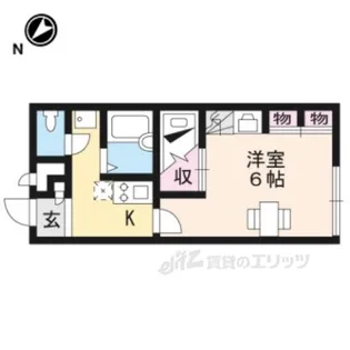 レオパレス蒲生【1階】の間取り