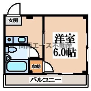 シャルマン南野【3階】の間取り