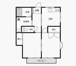 クリーンハイツ大池III【2階】の間取り