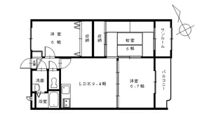 グレイスコート【2階】の間取り
