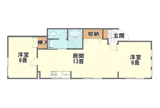 シティーベル【2階】の間取り
