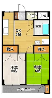 安積町アベビル【4階】の間取り