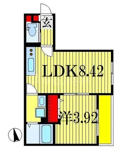 コンフォーティア【3階】の間取り