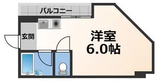 スペラーレ今里【5階】の間取り