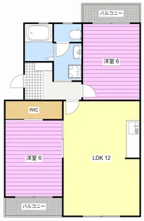 マンションフロイデ【2階】の間取り