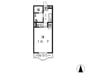 トムキャット102【1階】の間取り