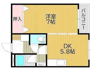 ESPACE東古松【3階】の間取り