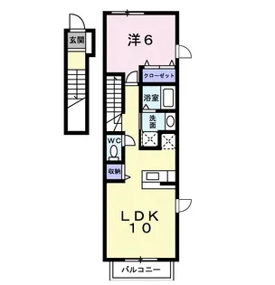 神奈川県小田原市久野【アパート】の間取り
