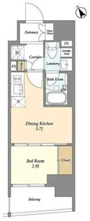 テラス横浜鶴見【5階】の間取り