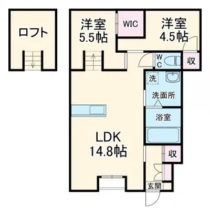 メゾンT・S【1階】の間取り
