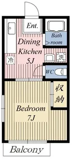 サンハイツ【1階】の間取り