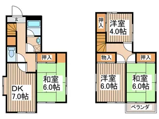 神奈川県相模原市南区上鶴間3【一戸建】の間取り