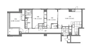 ストーリア赤坂【3階】の間取り