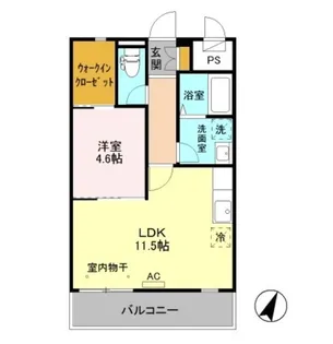 新潟県新潟市東区竹尾3【マンション】の間取り