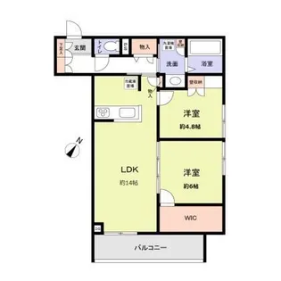 Ricott URAWA【2階】の間取り