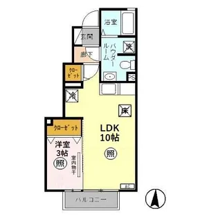 アーバンライフ・コート【1階】の間取り