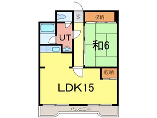 ダイアナ常盤ヒルズ【4階】の間取り