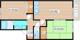 ロイヤルガーデン愛子A棟【2階】の間取り