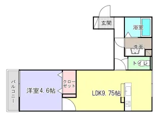 アイリス【1階】の間取り