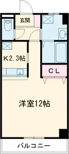 1Kの間取り画像