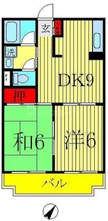 水戸屋マンション【3階】の間取り