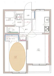 ハイム川原【3階】の間取り