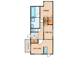 Grand Coeur【2階】の間取り