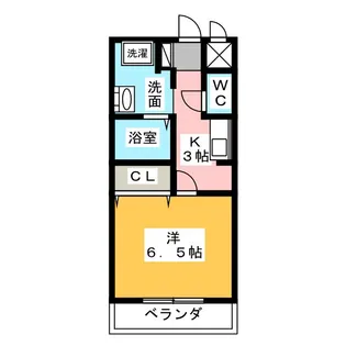 エスポアール寺本【1階】の間取り