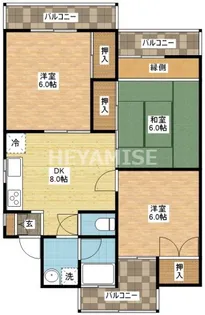 三愛ビル10【2階】の間取り