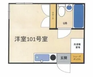 プラザ鹿島田【1階】の間取り