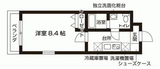 京都府京都市上京区木下突抜町【マンション】の間取り