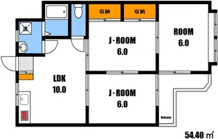 広島県広島市安佐南区川内5【マンション】の間取り