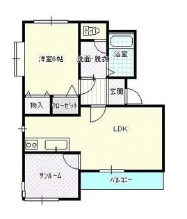 山形県山形市桜田東3【マンション】の間取り
