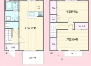 ガーデンハウス1の間取り