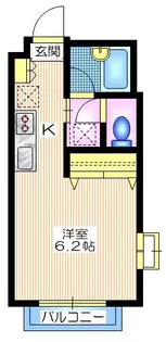 ディアスもえぎ野II番館【2階】の間取り