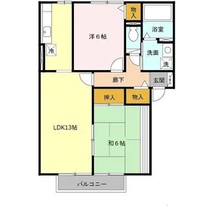 滋賀県大津市高砂町【アパート】の間取り
