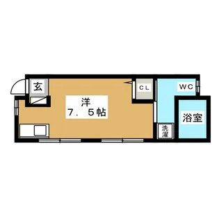 東京都中野区上高田1【アパート】の間取り