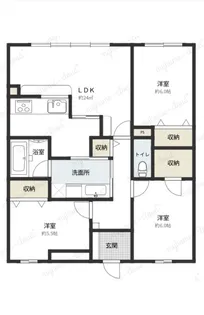 ポレスター佐久平【7階】の間取り