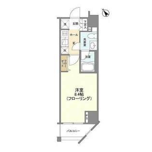 東京都港区南麻布1【マンション】の間取り