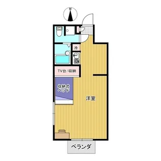 プレジュール河辺2【1階】の間取り