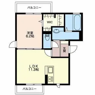 コンフォルティア【1階】の間取り