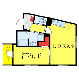 DIMORA北千住【2階】の間取り