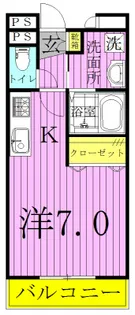 ラ・ボニータ野口【1階】の間取り