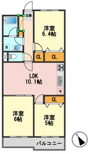 GRACECOURT【2階】の間取り