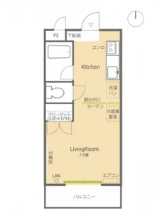 サンパレスイノウエ【1階】の間取り