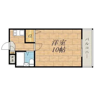 朝日が丘尾田ハイツ【4階】の間取り