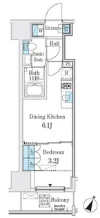 GLACIER神保町【2階】の間取り
