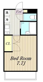 シャルマンハイツHori【0】【1階】の間取り