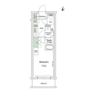 スタイリオ池上WeLL【4階】の間取り